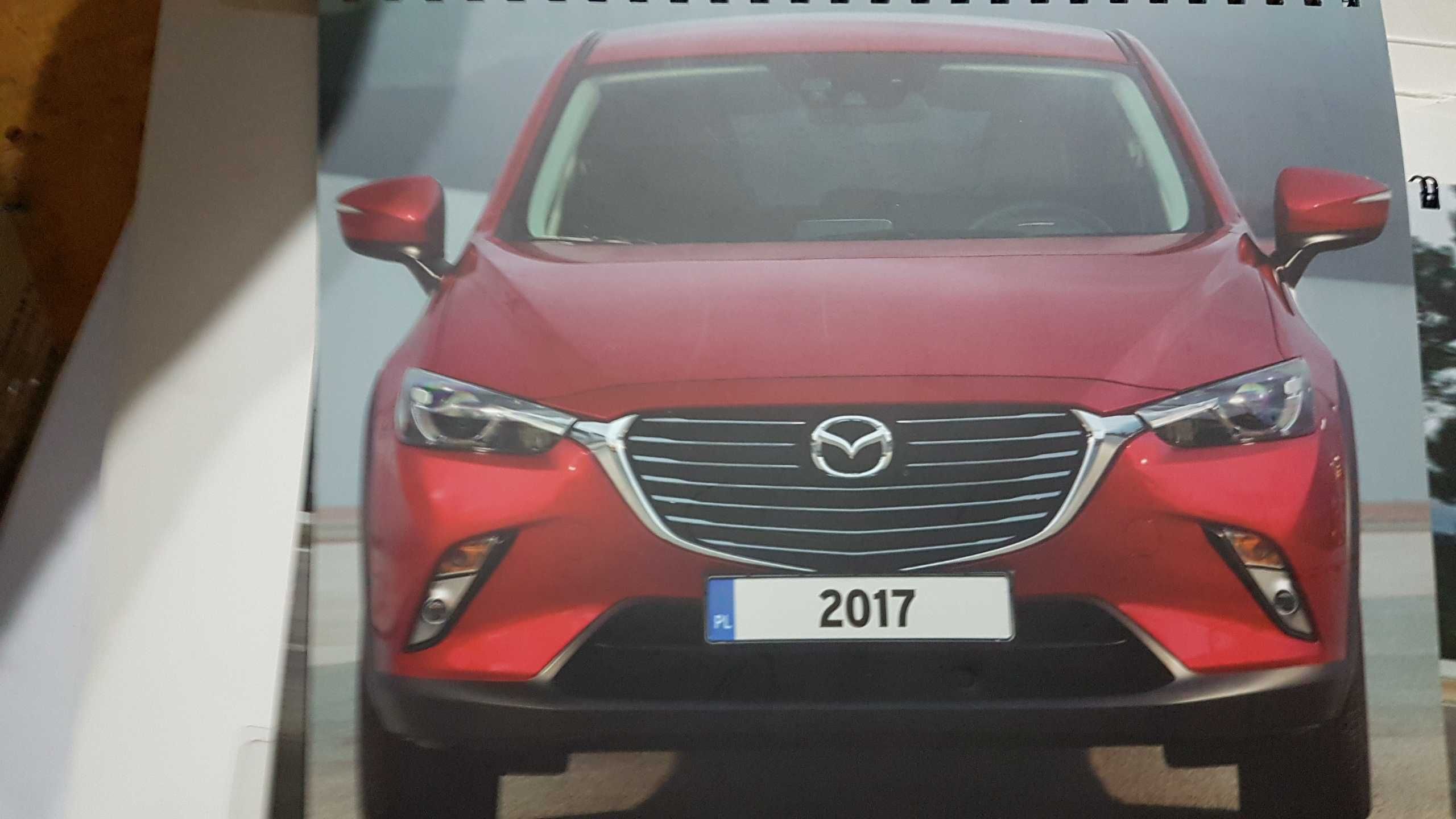 2 stare kalendarze samochodowe mazda dla kolekcjonerów