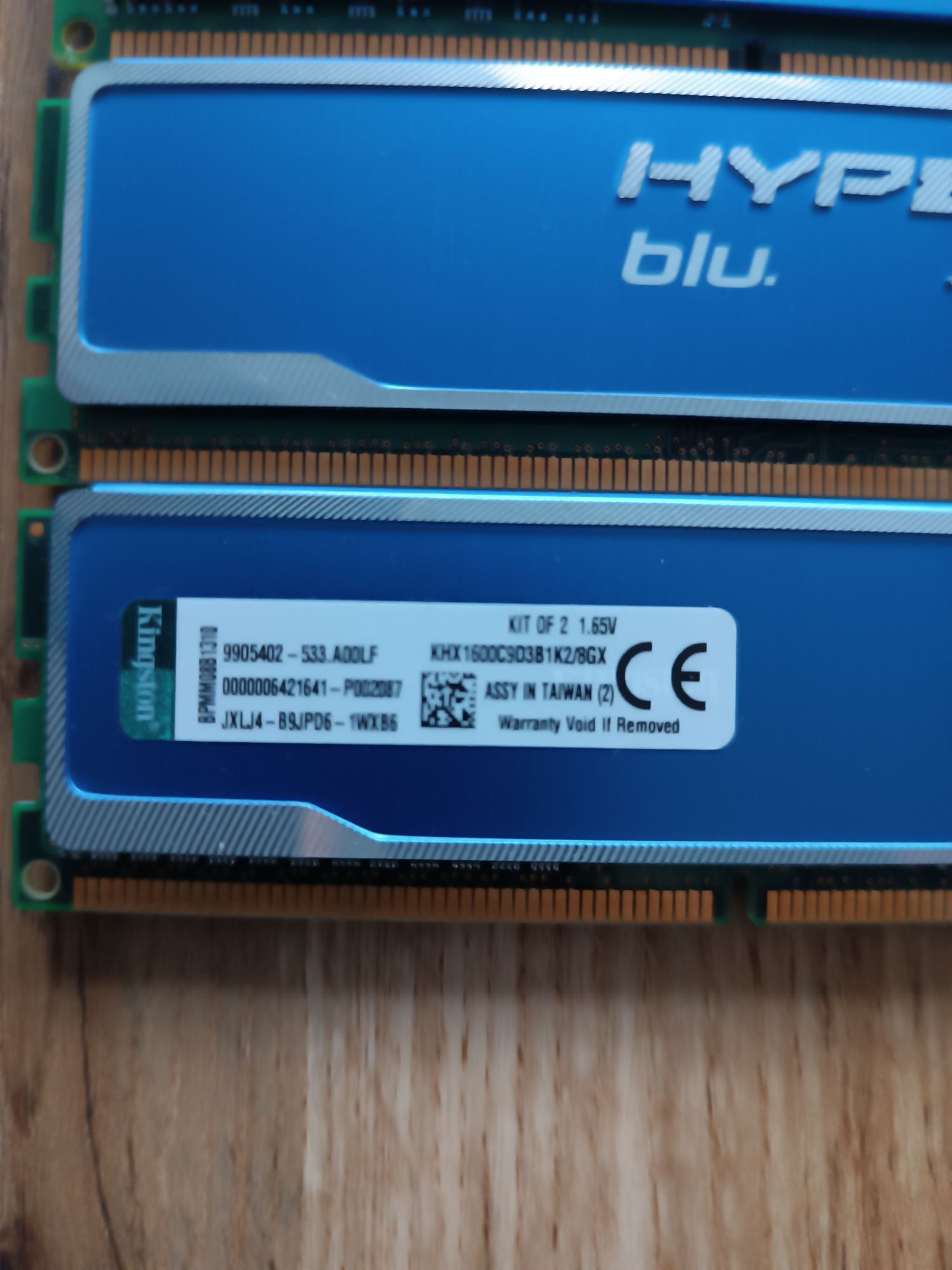 DDR 3 Hyper X Kingston 1600C9 12Gb