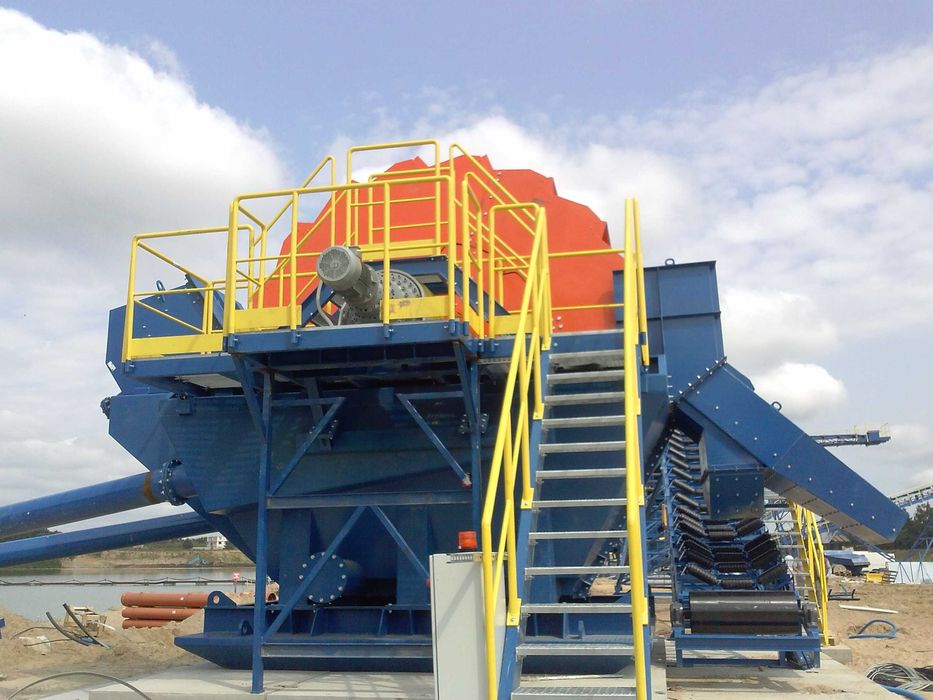 Przesiewacz przenośnik odwadniacz płuczka kosz konstrukcje stalowe