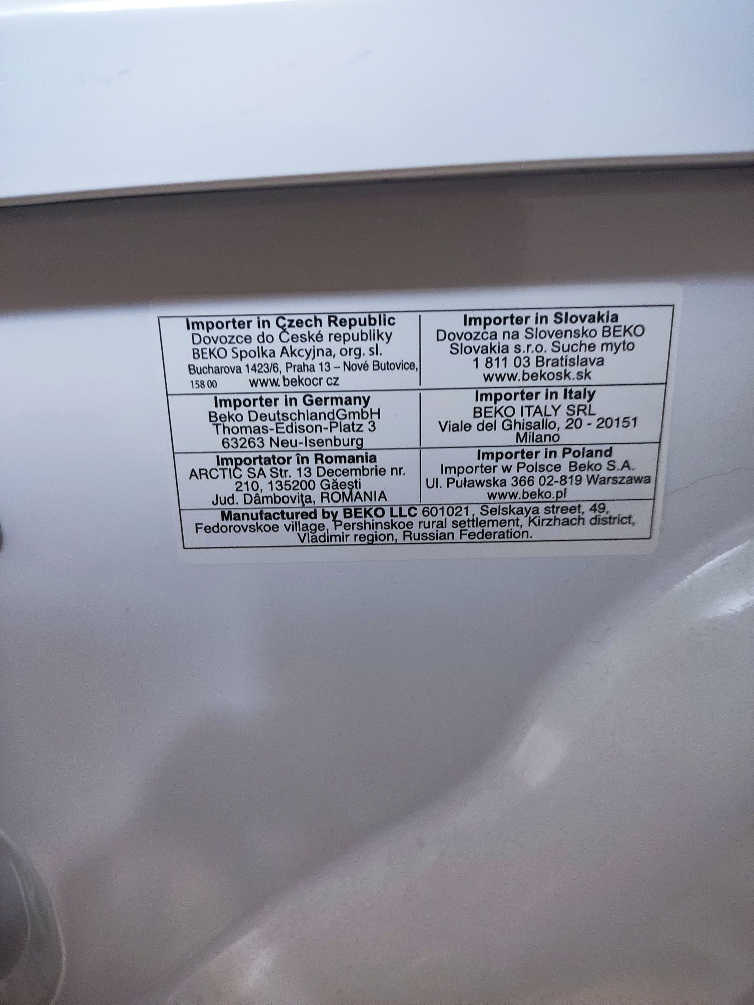 Pralka Beko WRE6511BWW