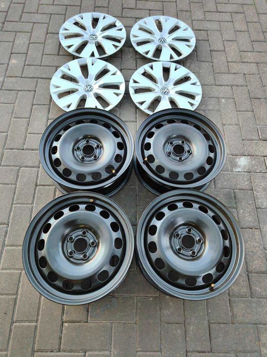 5x100 Felgi Stalowe R16 VW T-Cross POLO RAPID Scala Kamiq Arona ET35