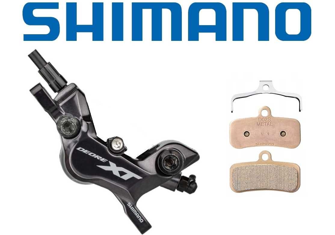 NOWY zacisk Shimano M8120 XT 4-tłoczkowy klocki metal + przewód 170cm