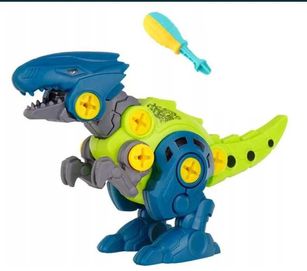 Zestaw 2 x Dinozaur Konstrukcyjny Figurka Zabawka Do skręcania Klocki