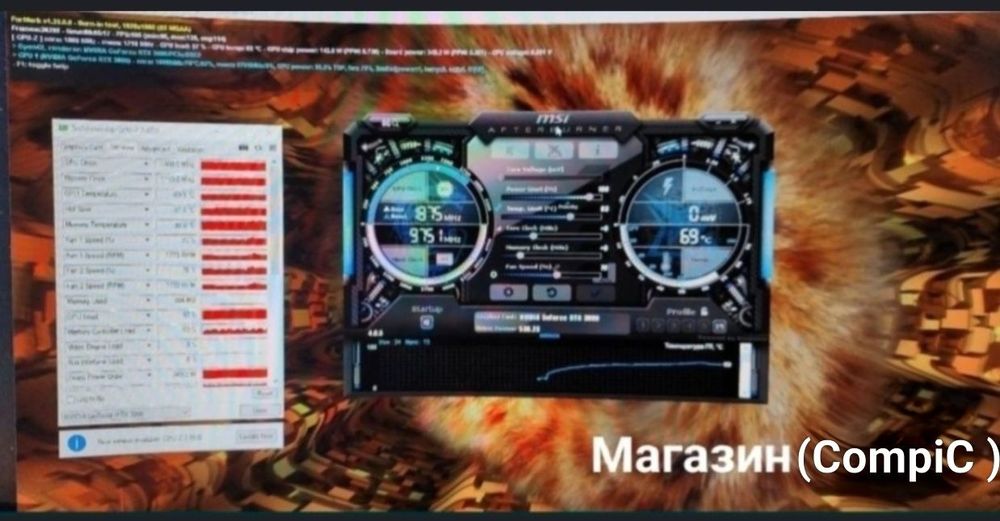 Топовая PALiT GAME Rock RTX 3090 24-Gb Магазин NEON