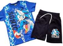 Sonic nowy komplet na lato dla chłopca 140  cm