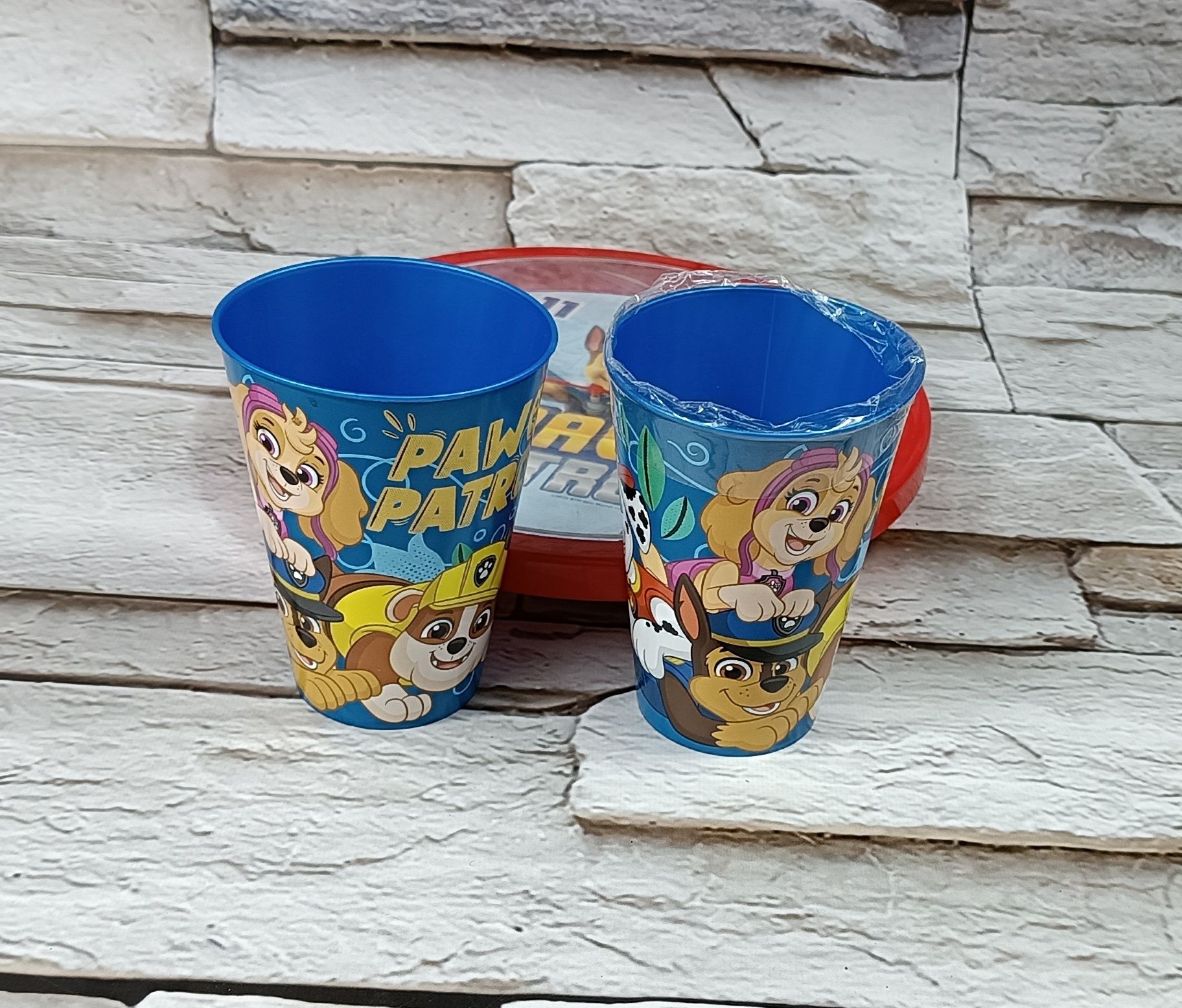 Zegar ścienny + 2 kubki  Psi Patrol