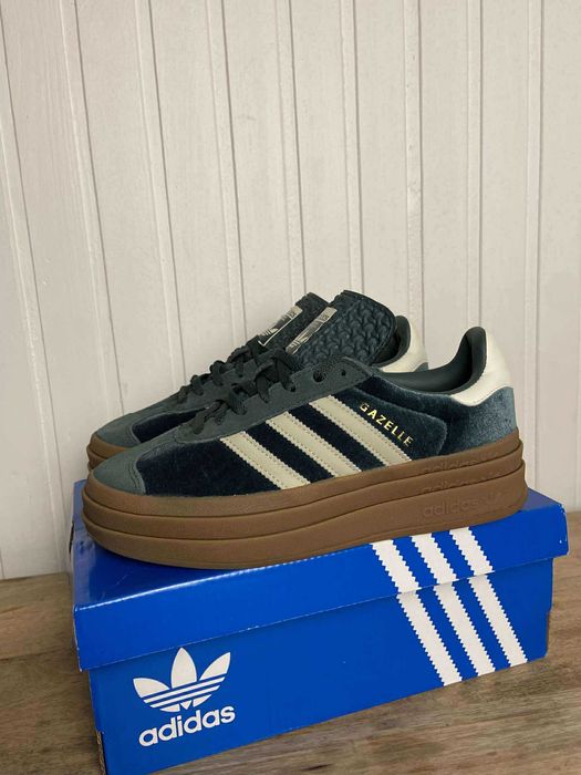 Używane buty damskie adidas gazelle bold org zielone 38 2/3