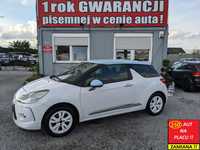 Citroën DS3 1 ROK GWARANCJI W CENIE auta,klima,alu,temp,czujniki,ZAMIANA