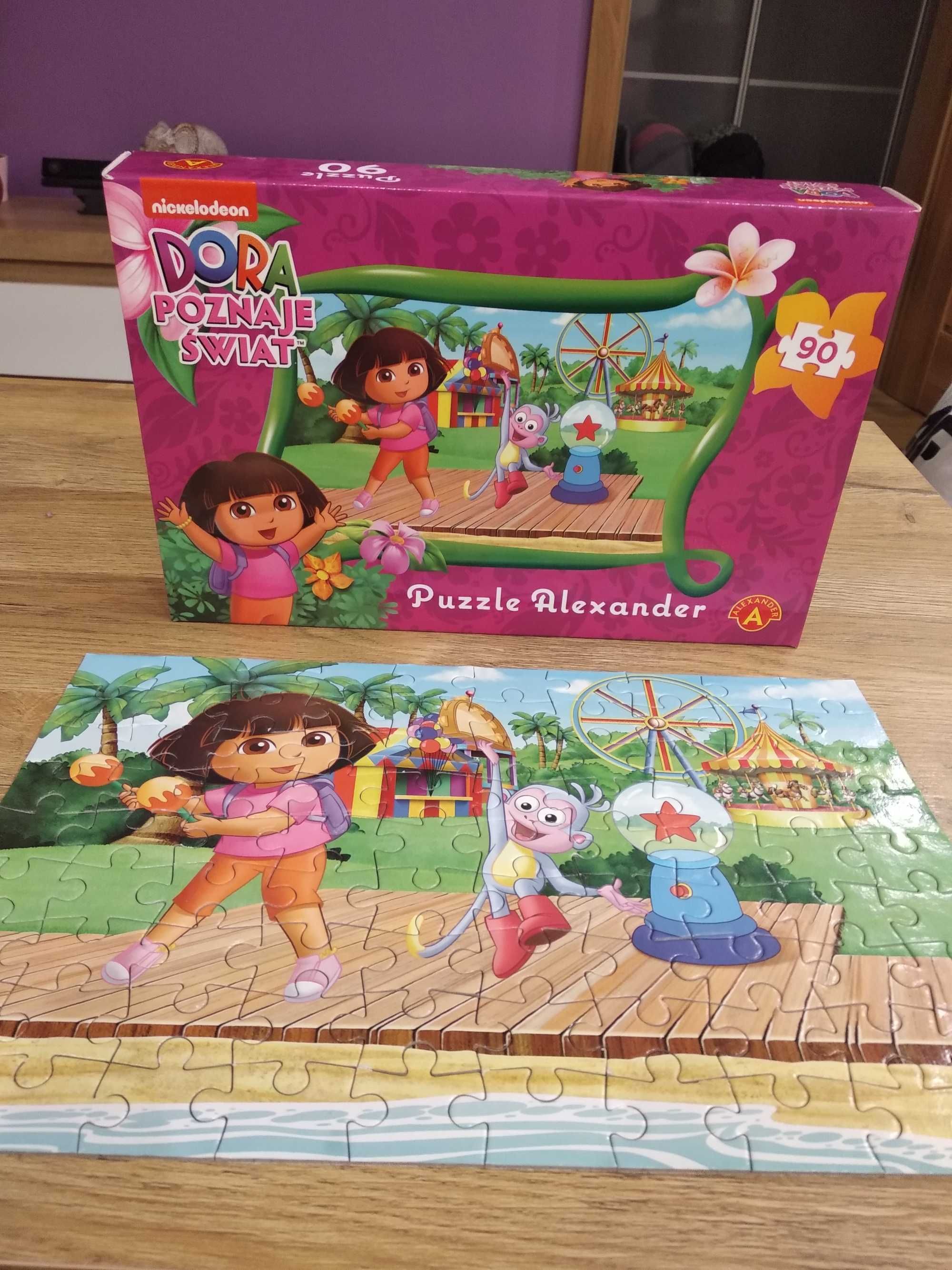 Puzzle Dora poznaje świat i Violetta