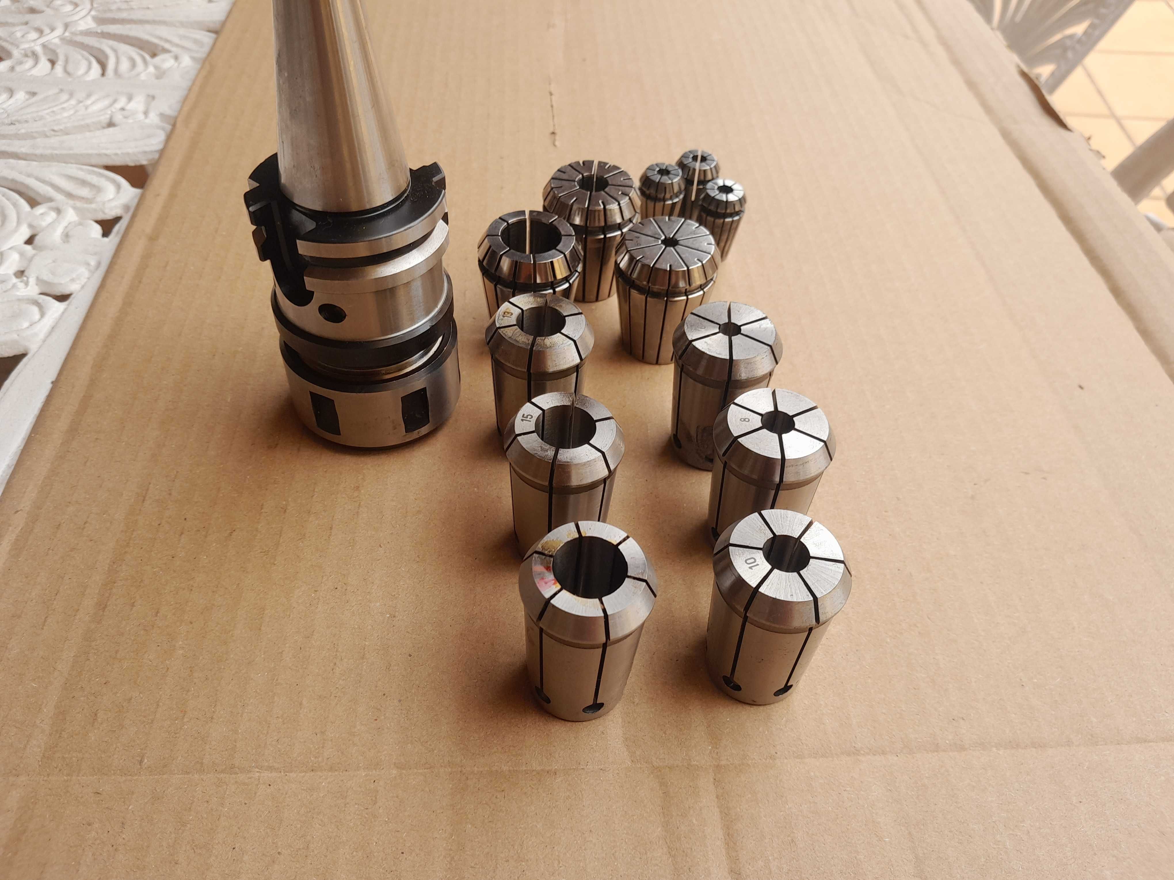 Cone e pinças para fresadora CNC