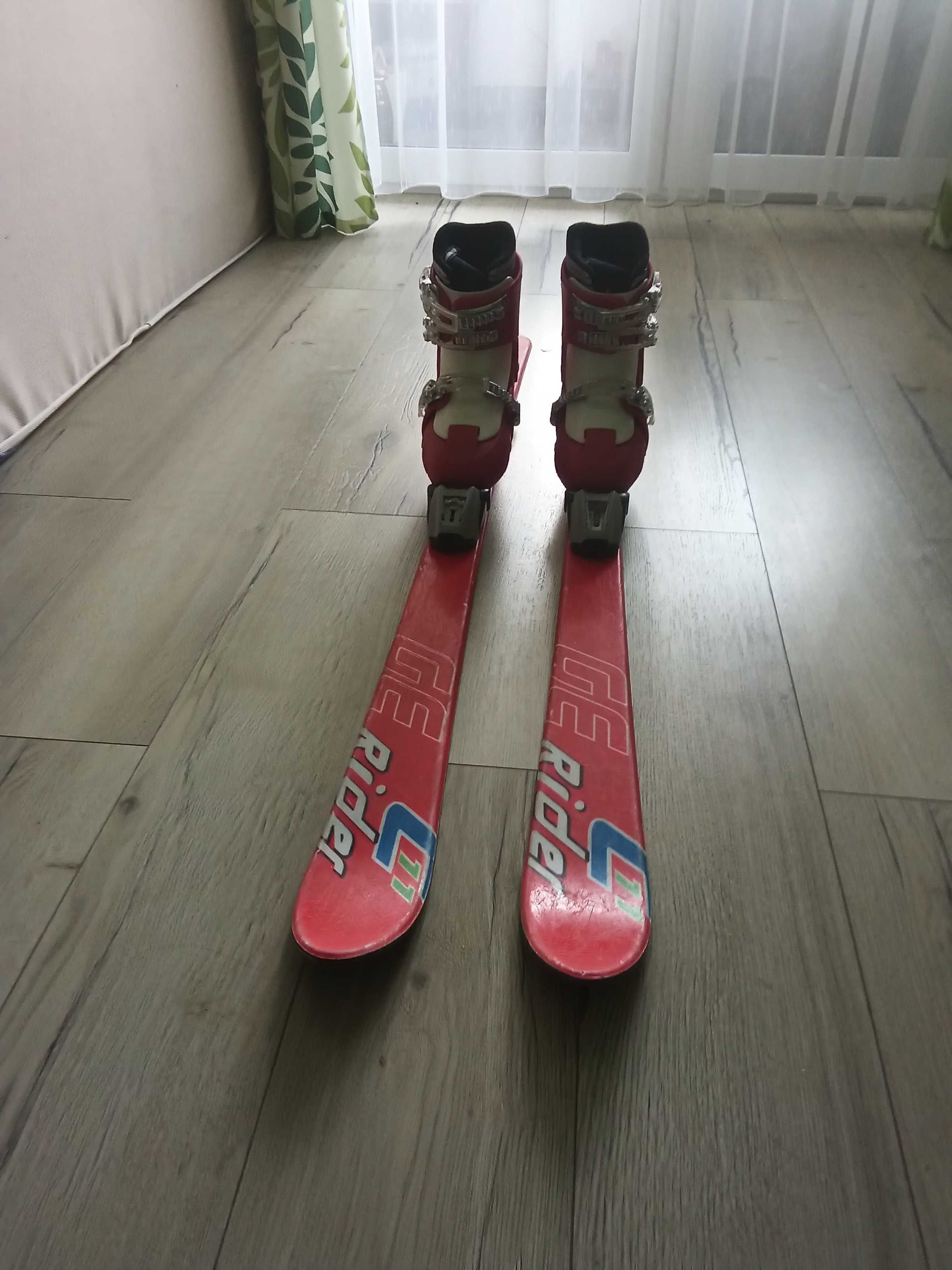 Narty+ buty narciarskie dziecięce.