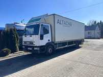 iveco eurocargo kontener izoterma budowlany budowa winda magazyn
