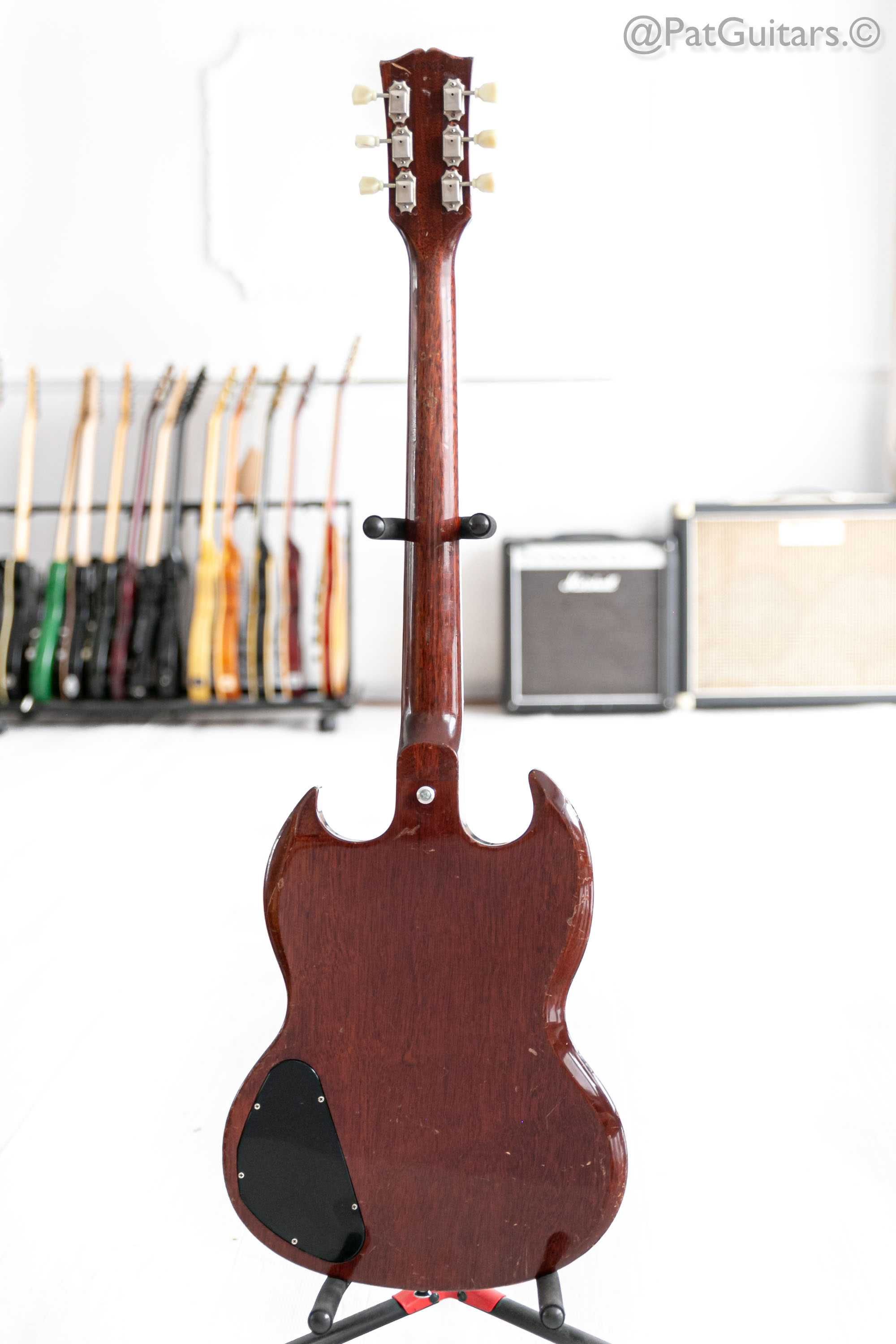 1969 Gibson SG Junior with Vibrola and a Large Guard in Cherry