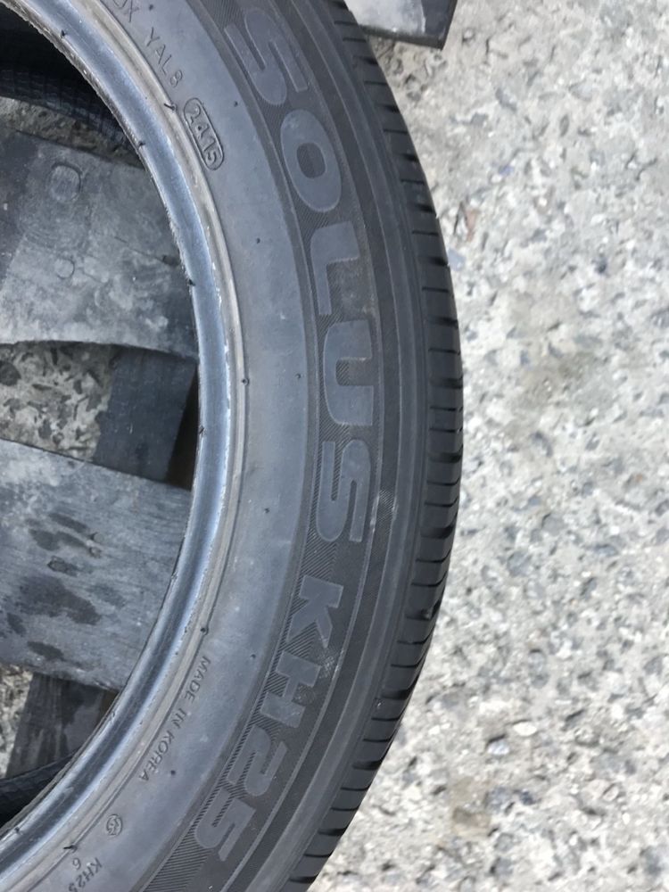 Kumho 205/55r17 пара пещина шини б/у склад оригінал