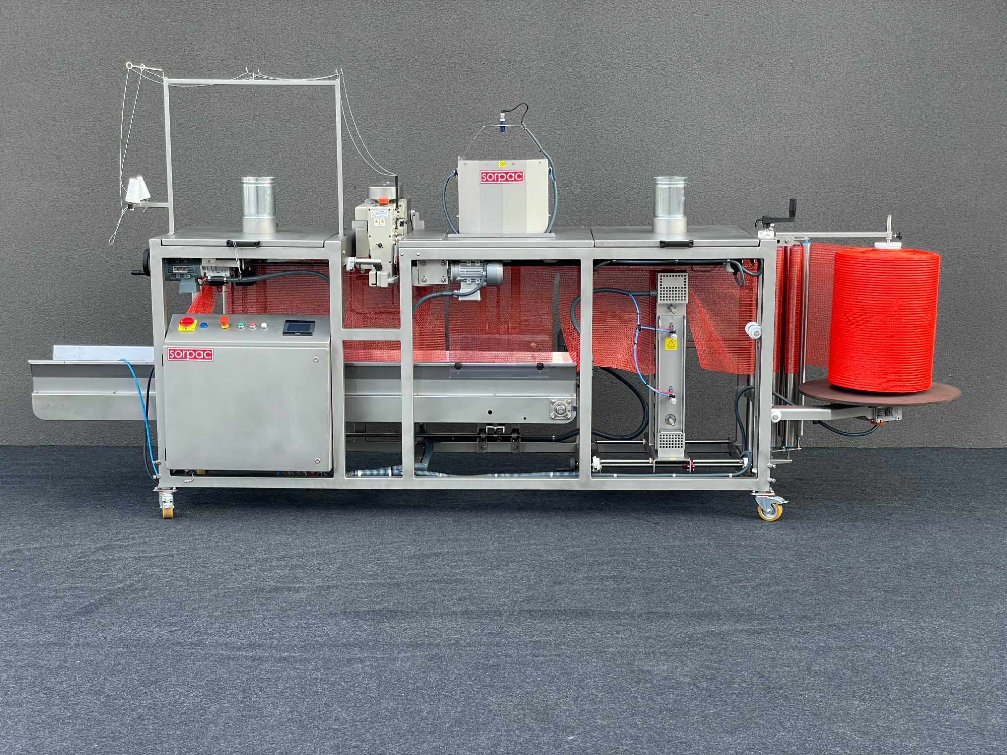 SORPAC: Raszlownica (maszyna pakująca) RDS-09 INOX Newlong -dwie nitki