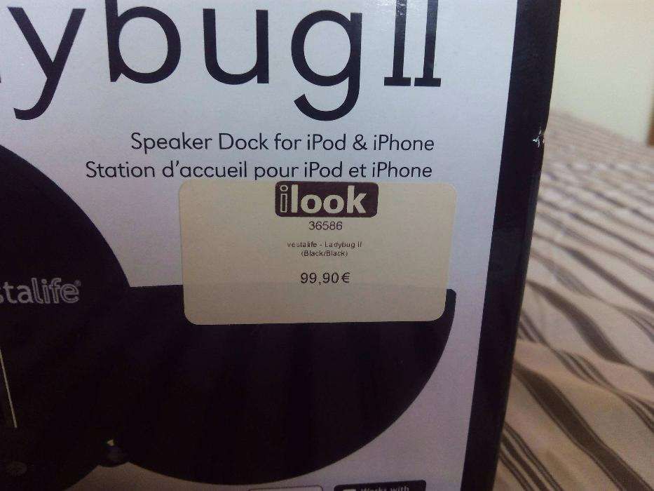 Vestalife Ladybug II [Speaker Dock p/ iPod e iPhone] NOVO 50% DESCONTO