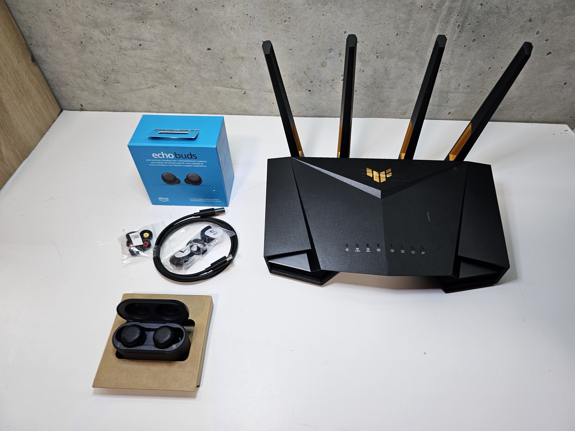 АКЦІЯ 1+1! ASUS TUF Gaming AX3000 V2 + Amazon Echo Buds у ПОДАРУНОК