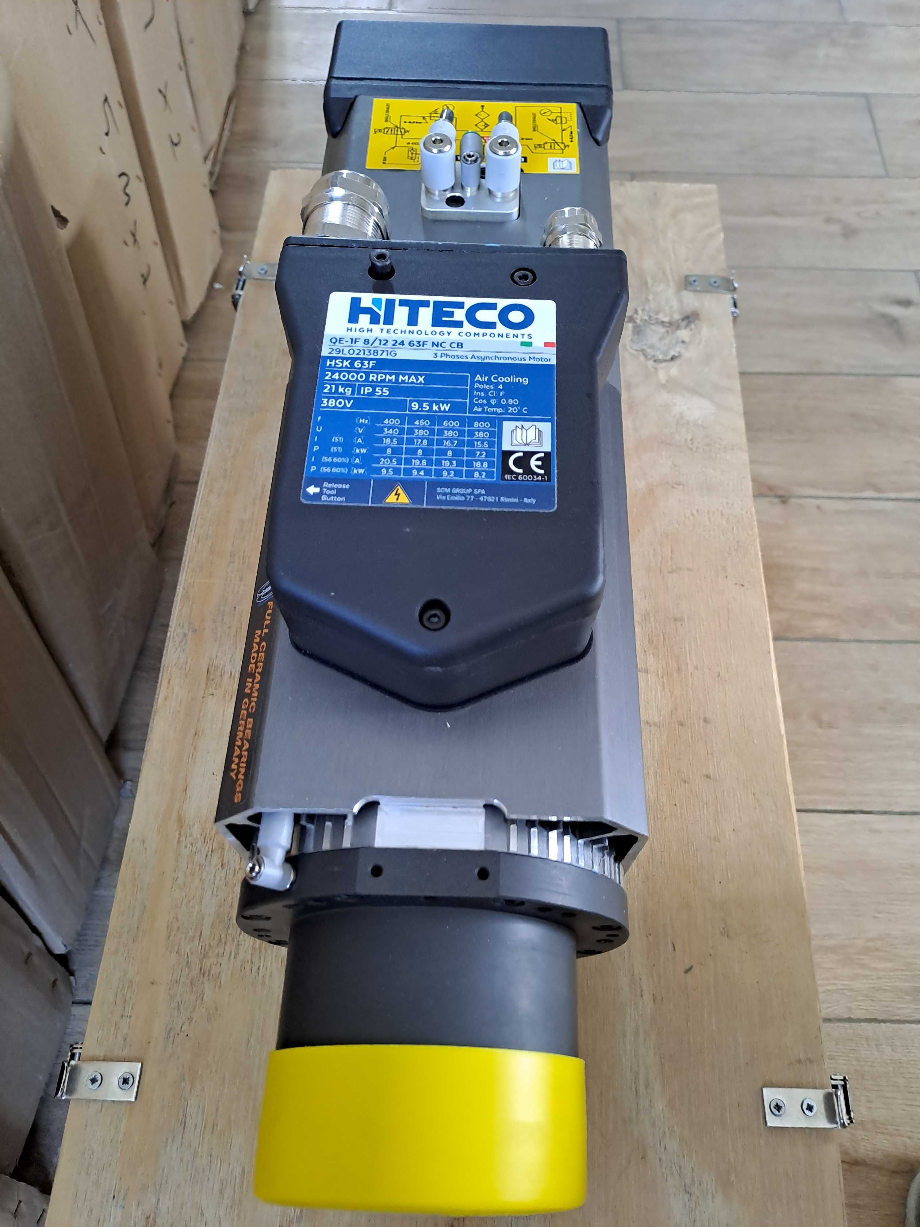 Wrzeciono HITECO do maszyn CNC QE-1F 8/12 24 63F PRO NAJNIŻSZA CENA!FV
