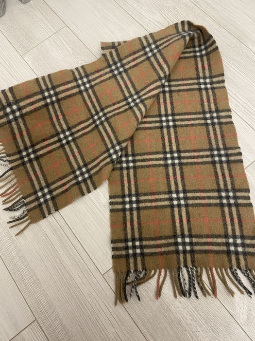 Шарф Burberry шерсть кашемір