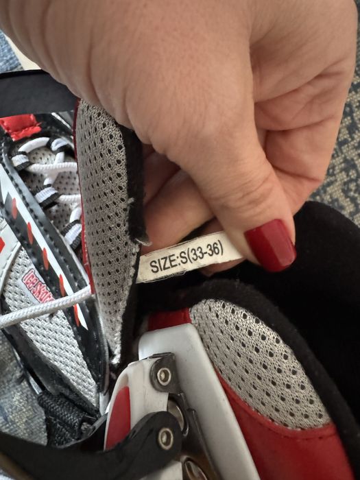 Ковзани дитячі, розсувні 33-36