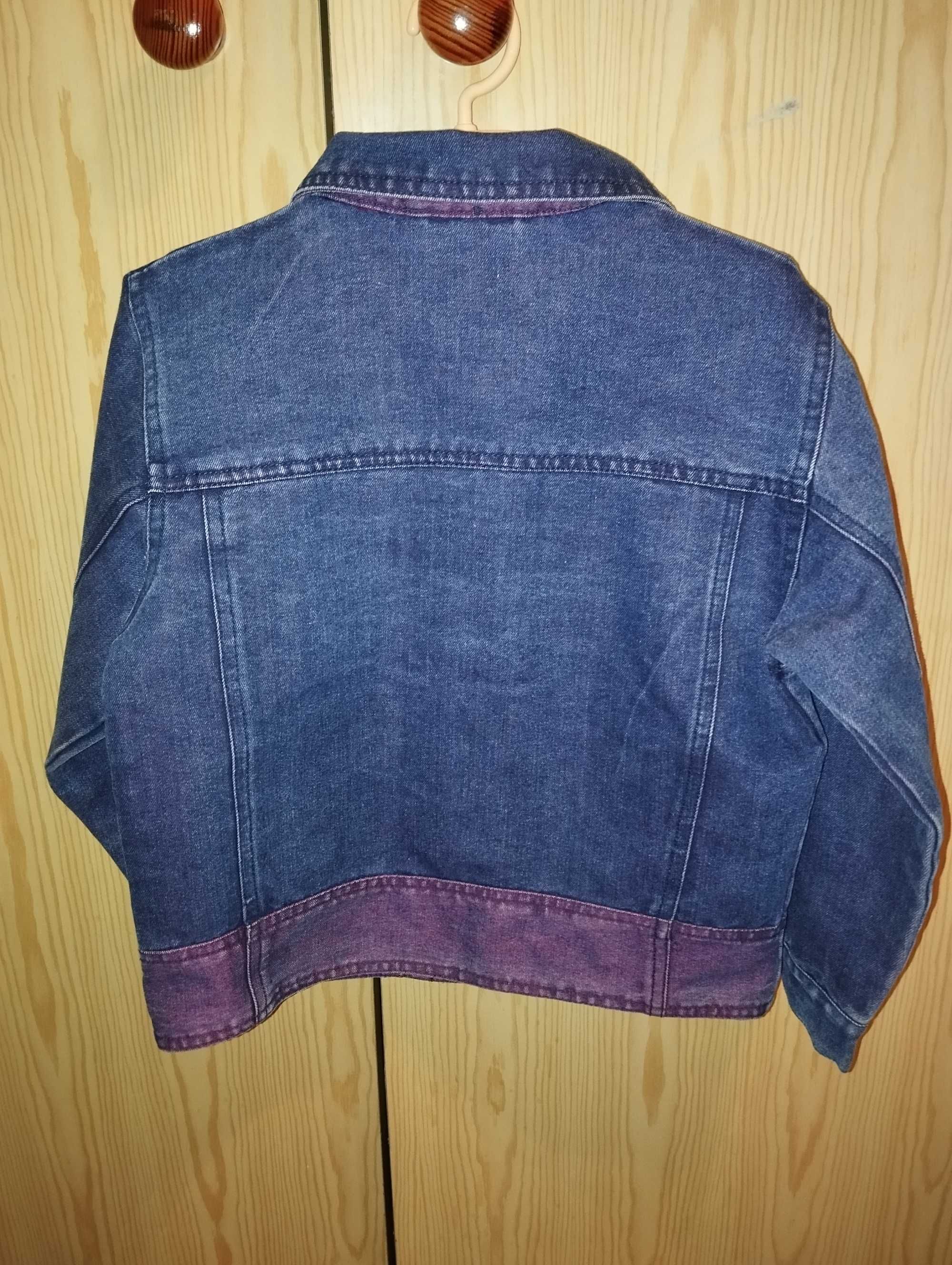 Katana kurtka jeansowa r116 dla dziewczynki