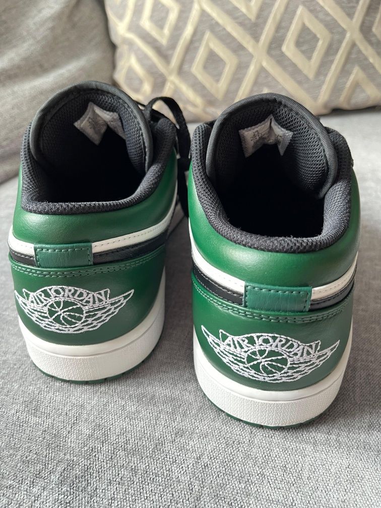Nike, Air Jordan 1 Low Green Toe, 43 р.