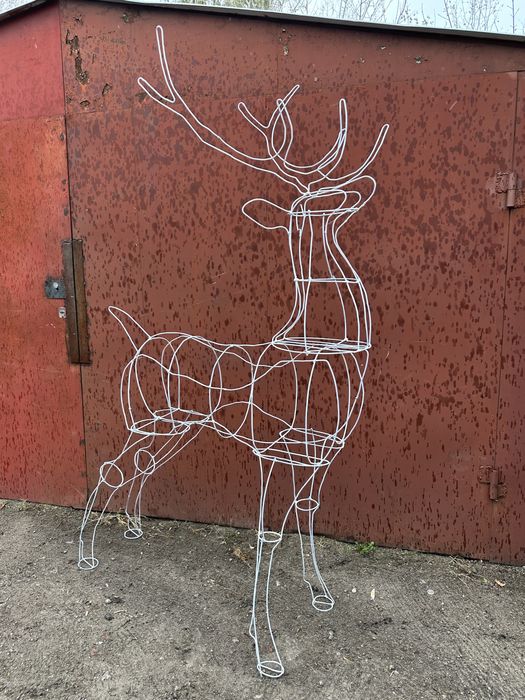 новорічний олень 190 см! новорічні фігури