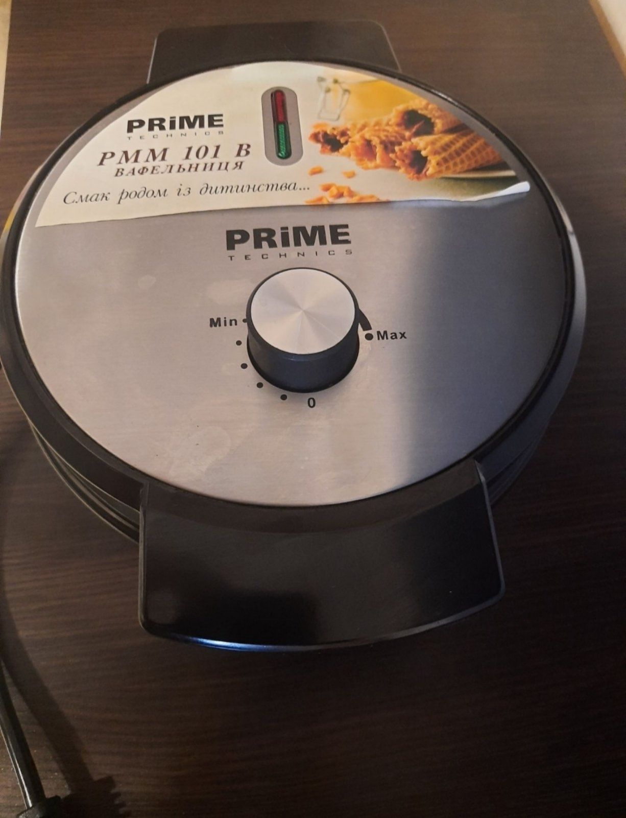 Вафельниця Prime PMM 101 B | Вафельница для трубочек
