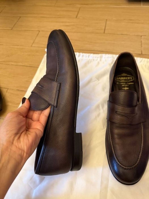 Класичні чоловічі лофери Barrett шкіряні made in italy