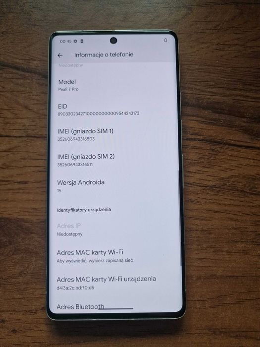 Google pixel 7 pro 128GB