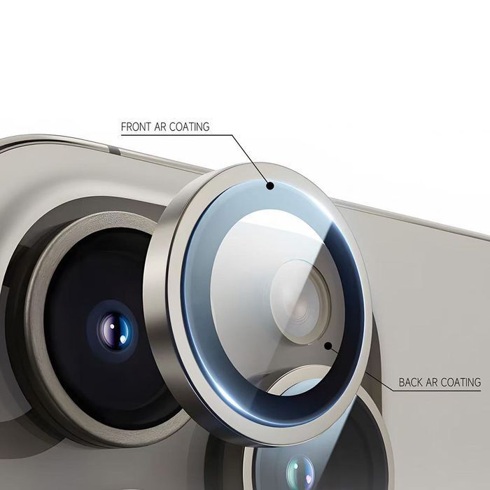 szkło Tel Protect Lens 99% AR na aparat do Iphone 15 Pro/15 Pro Max