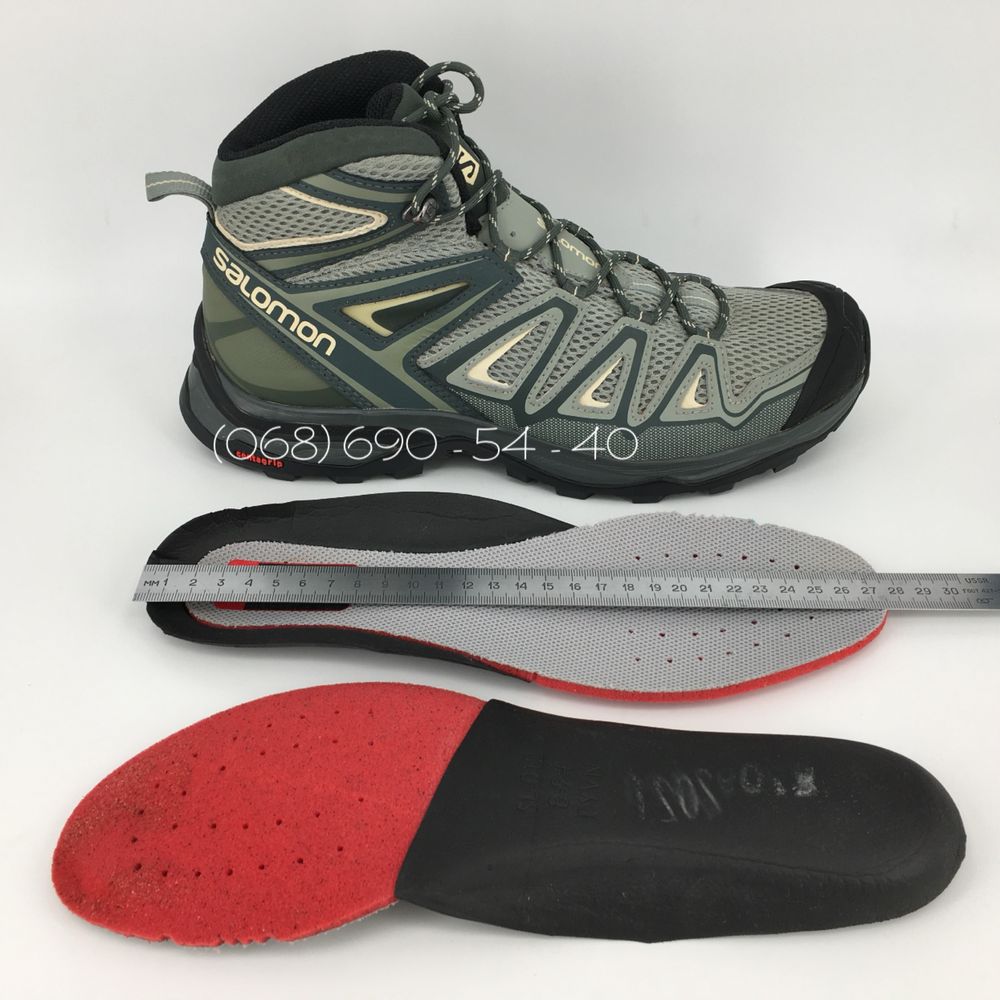 Мужские кожаные летние ботинки берцы SALOMON X Ultra 3 aero 42 2/3 ор.