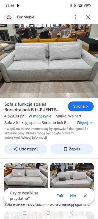 Kanapa rozkładana Werner