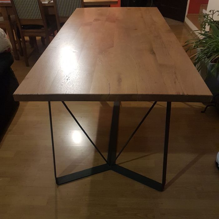 Stół 172x82x78x4cm lity dąb