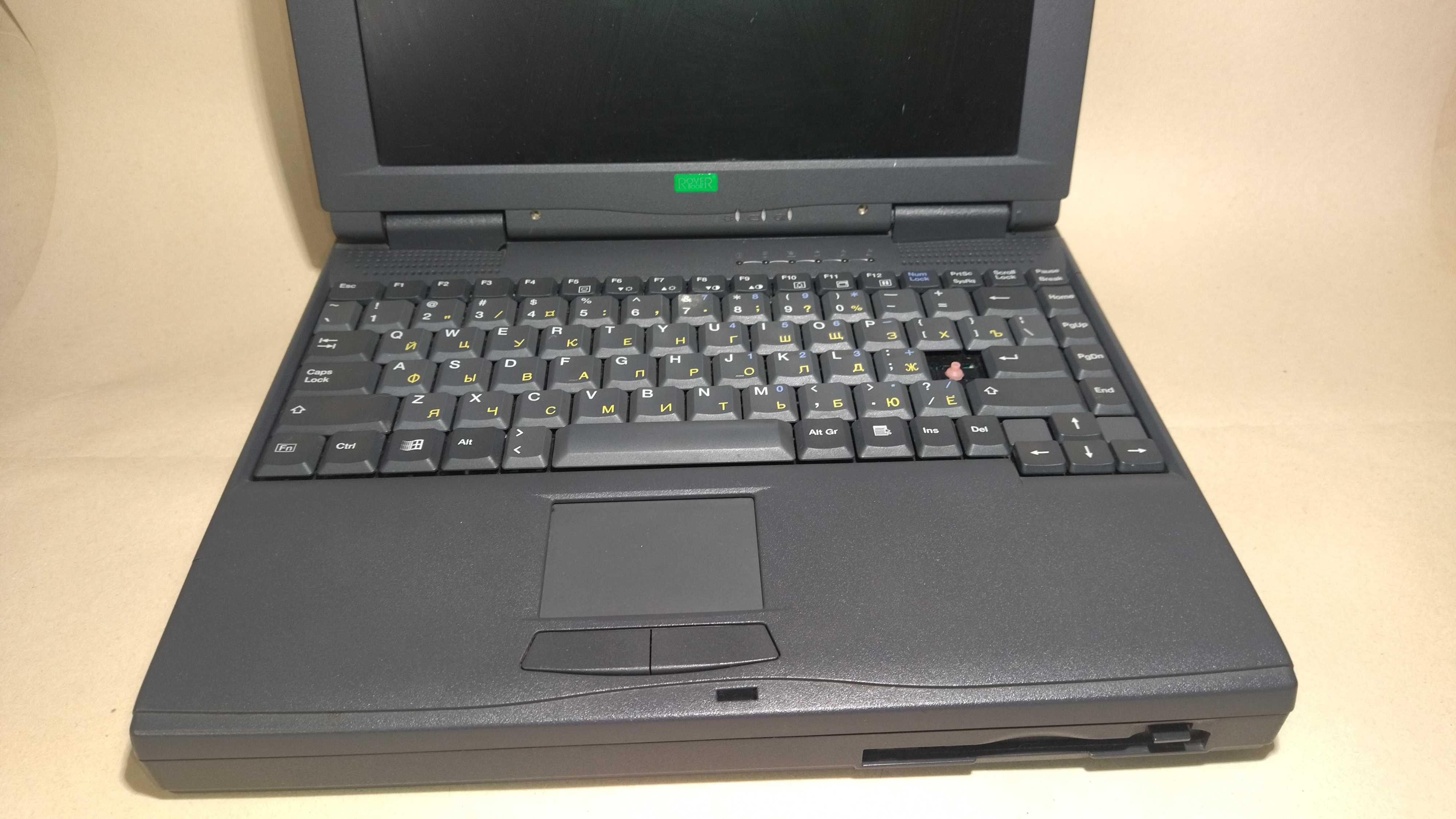 Винтажный ноутбук 90х RoverBook Voyager MT4 1 пентиум, ретро ноут