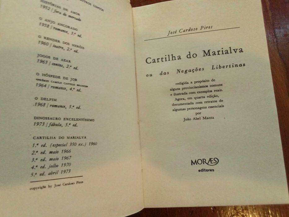 José Cardoso Pires - Cartilha do Marialva