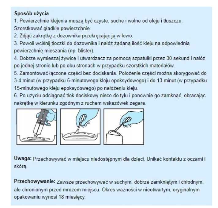 Klej Rexxan Epoksydowy 2-składnikowy