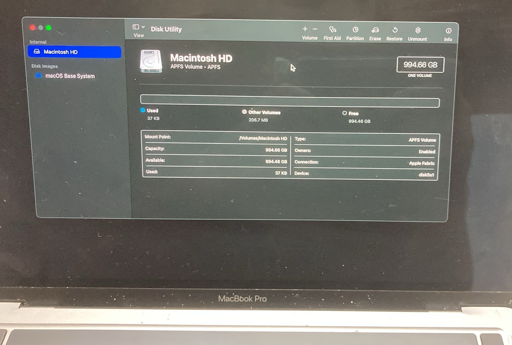 PC Apple MacBook Pro m1 1Tb