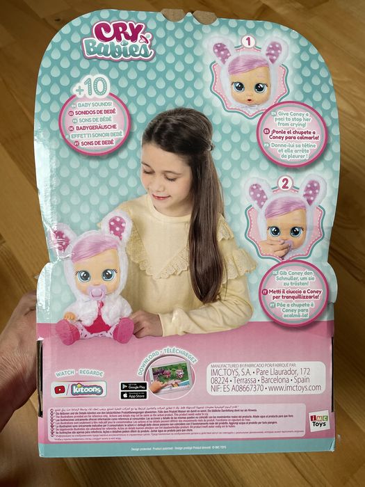 Лялька плакса Cry Babies Coney Зайка оригінал