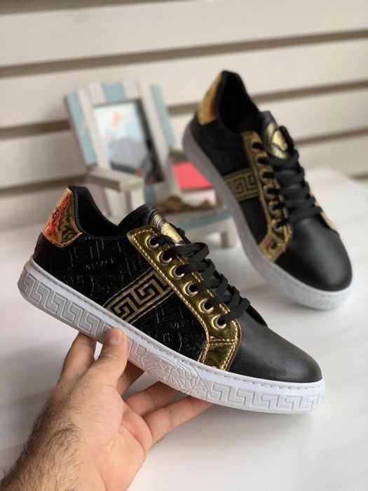 РАСПРОДАЖА! Кроссовки VERSACE последний размер мужские кеды