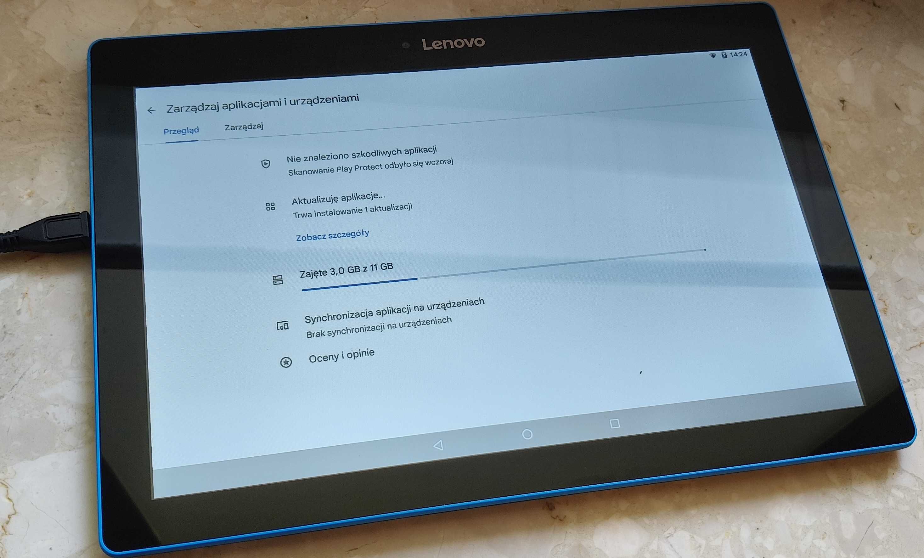 Tablet Lenovo TAB 10 TB-X103F 10,1" 1GB/16GB + etui otwierane skórzane