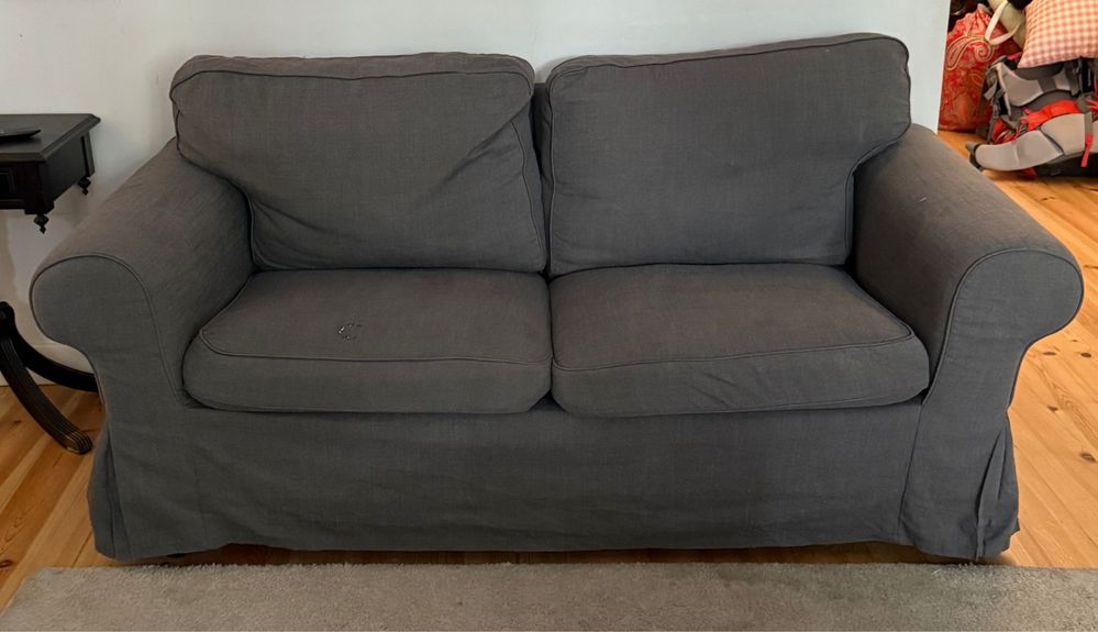 Sofa Cinzento Ikea