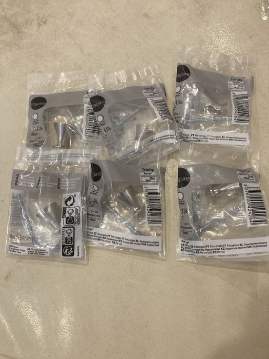 6 puxadores para móvel Inspire Trinity de 19 mm