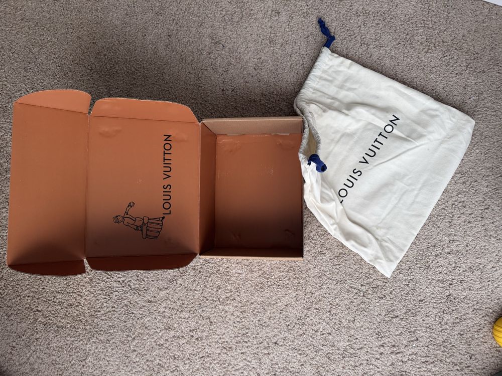Karton pudło i worek louis vuitton