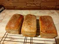 Chleb pszeno-żytni na zakwasie Paczka 3 sztuki