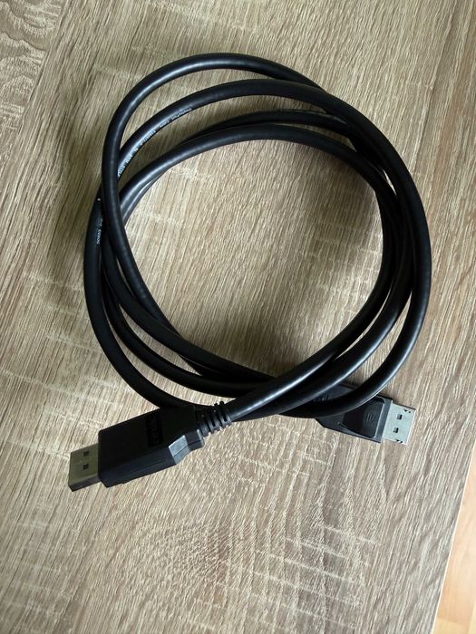 kabel display port czarny używany