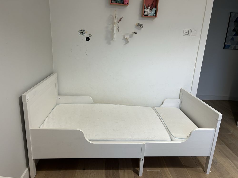 Łóżko rosnące Sundvik Ikea z materacem
