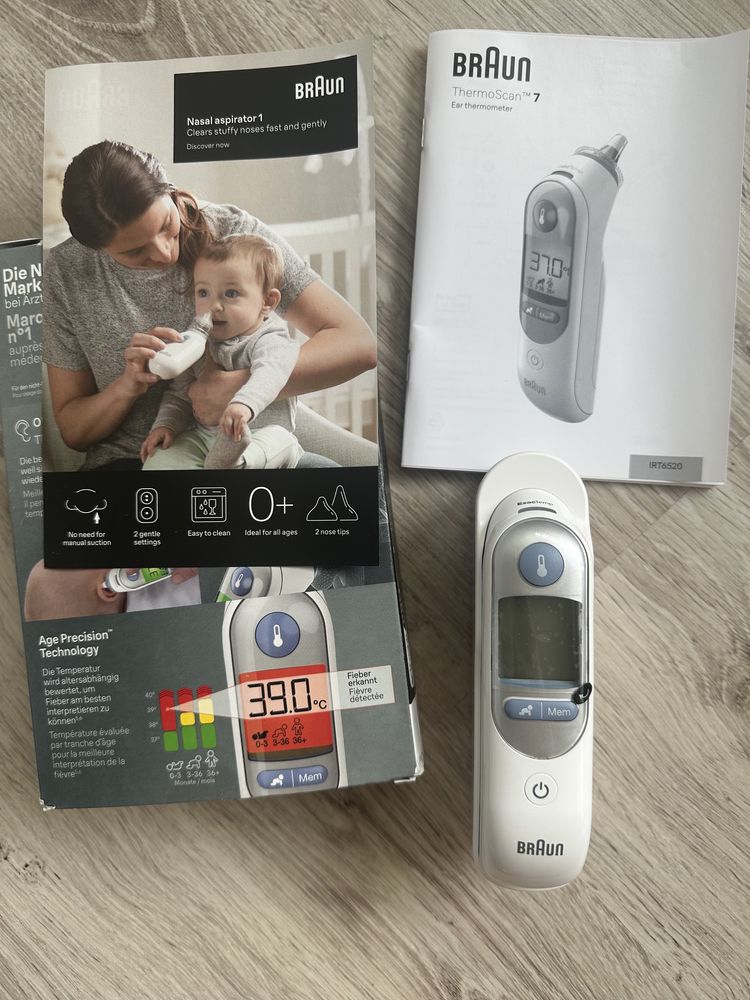 Braun termometr do ucha