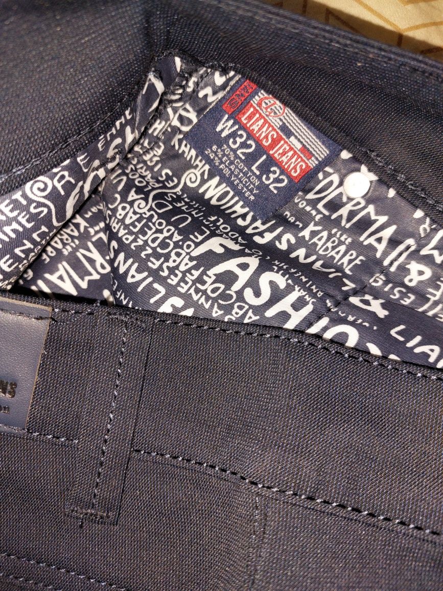 Spodnie męskie materiałowe W32L32