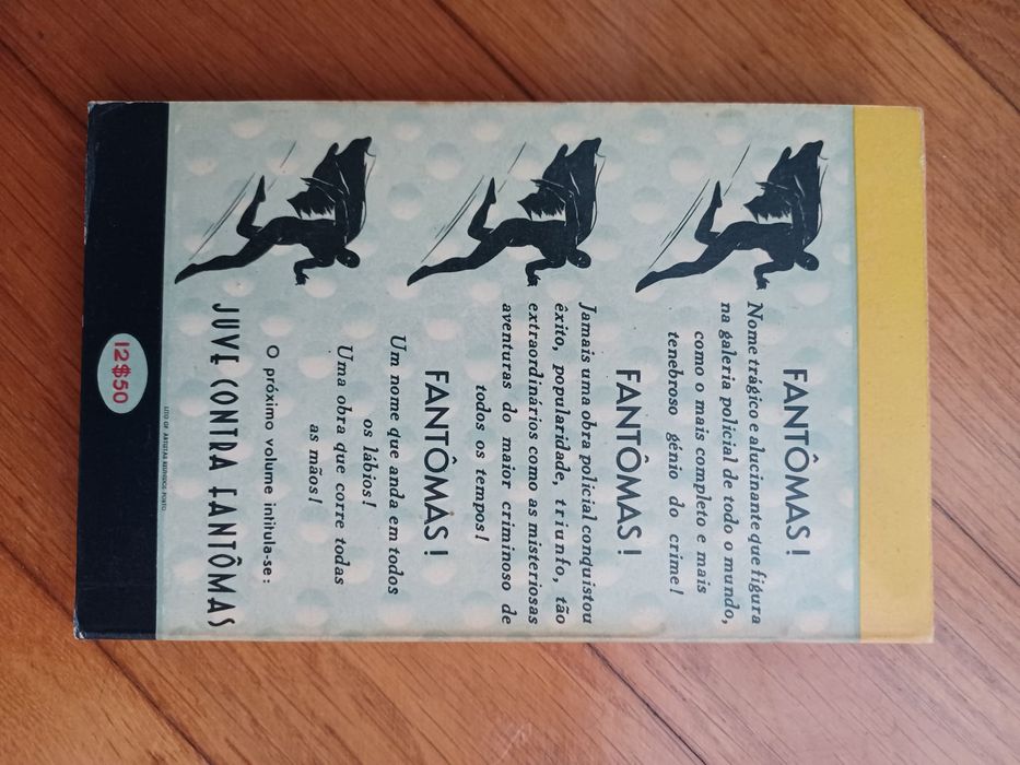 Livros n° 1 e n° 2 da Coleção Fantômas